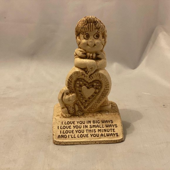 1975 I Love You in Big Ways Sillisculpt Statue - Picture 1 of 2